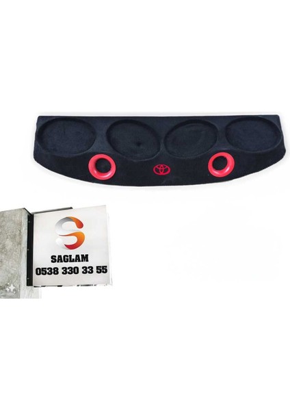 Pandizot Kabartmalı Hoparlör Yuvaları Isteğe Göre Ayarlanır 4oval 2X10