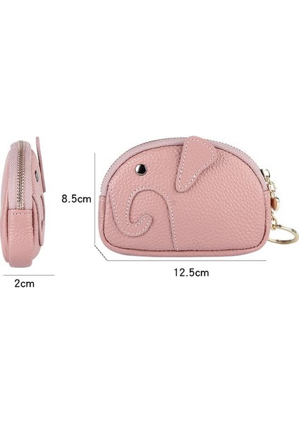 Cüzdan Kart Tutucu Yüksek Kaliteli Pürüzsüz Hakiki Deri Malzeme Düz Renk Hayvan Deseni Stili, Pembe (Yurt Dışından) modelleri