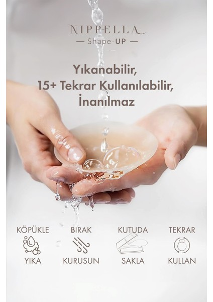 Shape Up Ultra Ince Yapışkanlı Straplez Sütyen | Su ve Ter Geçirmez, Göğüs Dolgunlaştırıcı indirimleri