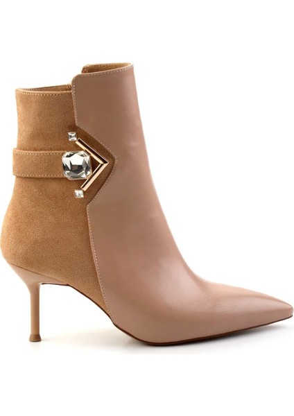 Nude Süet Kadın Bot & Bootie K02209029002