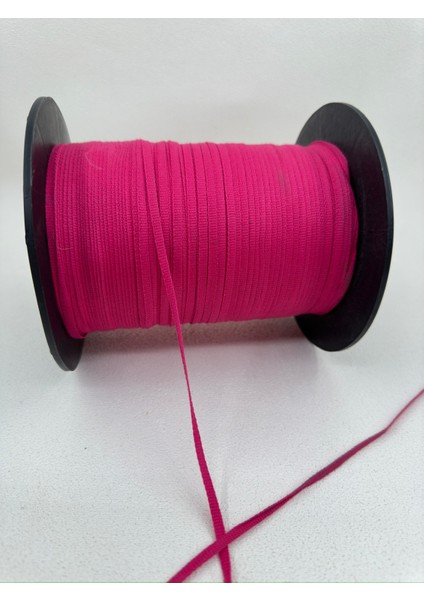 4 mm Askılık Grogren Şerit (5 Metre - Fuşya)