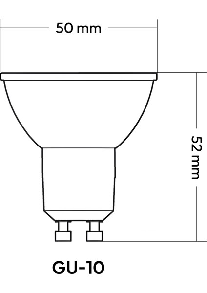 CT-4215 - 7W 6500K Soğuk Beyaz | LED Spot Ampul - Gu-10