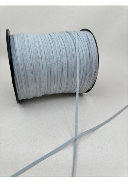 4 mm Askılık Grogren Şerit (5 Metre - Açık Mavi)