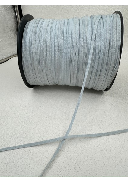 4 mm Askılık Grogren Şerit (5 Metre - Açık Mavi)