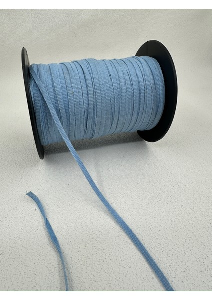 4 mm Askılık Grogren Şerit (5 Metre - Gökmavisi)