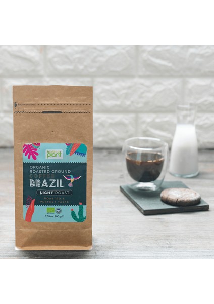 Organik Filtre Kahve Brezilya Light/Medium/Dark 3x200 Gr (Öğütülmüş)