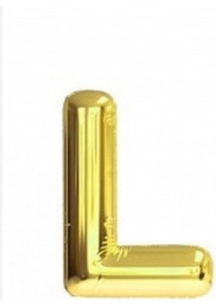 L Gold Harf Balon 34" 76 cm