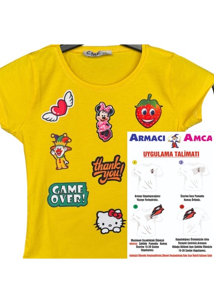 Ütü Ile Yapışan 4 Adet Örme Kumaş Arma Yırtık Kapatıcı Pratik Yama Tekstil Patch Pembe Fuşya Güzel Yazılar Kalp Aşk modelleri