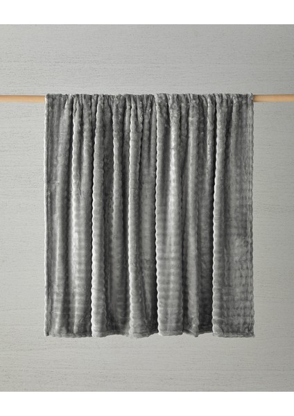 Glance Bubble Supersoft Çift Kişilik Battaniye Gri