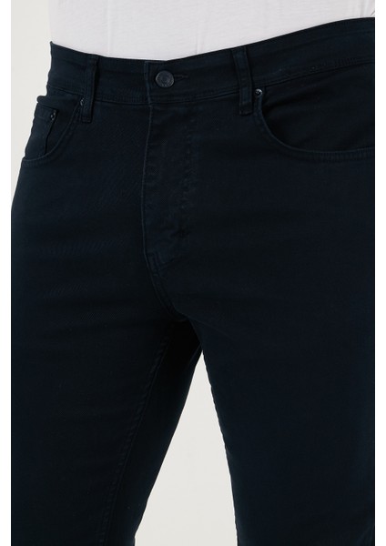 Streç Pamuklu Regular Fit Normal Bel Düz Paça Pantolon Erkek Pantolon 674002 indirimleri