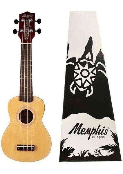 Memphis Tagima MHS-20NT Soprano Ukulele- Natural