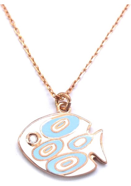 Balık Rose Gümüş Kolye GK-221
