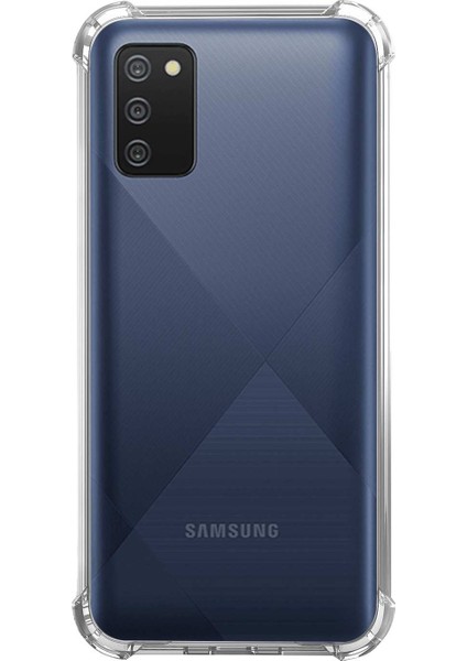 Samsung Galaxy A02s Darbe Emici Şeffaf Silikon Kılıf