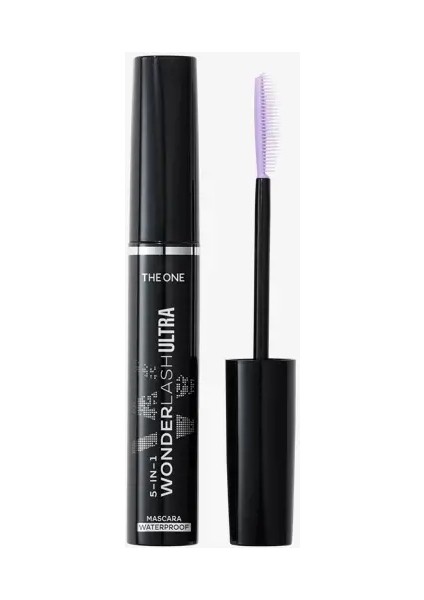 The One 5-In-1 Wonder Lash Ultra Suya Karşı Dayanıklı Maskara - Siyah