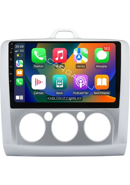 FORD FOCUS 2 2005-11 UYUMLU ANDROID MULTİMEDYA 2/32 KABLOSUZ CARPLAY GERİ GÖRÜŞ KAMERALI