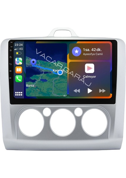 FORD FOCUS 2 2005-11 UYUMLU ANDROID MULTİMEDYA 2/32 KABLOSUZ CARPLAY GERİ GÖRÜŞ KAMERALI