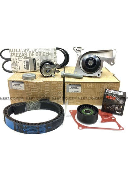 Megane 3 1.5 Dci E5 Komple Bakım Seti Triger Devirdaim Filtre Yağ Uyumlu modelleri