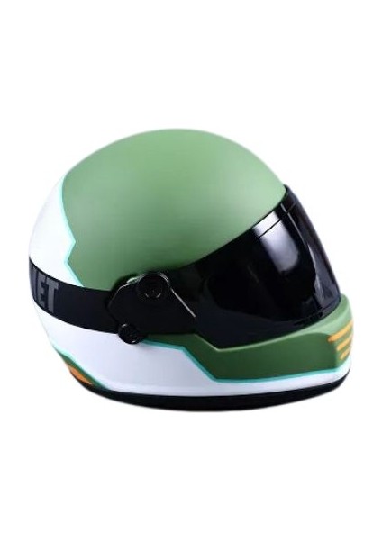 Mini Kask Kare Kapalı