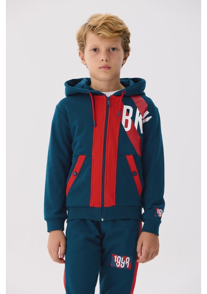 Bg Store Erkek Çocuk Petrol Eşofman Üstü