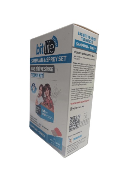 Spreyi 100 ml + Bit Life Şampuanı 100 ml + Demir Tarak Kofre