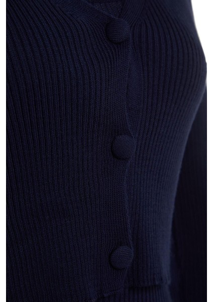 Moda Slim Casual Günlük Fitilli Triko V Yaka Uzun Kol Bodycone Midi Boy Elbise indirimleri