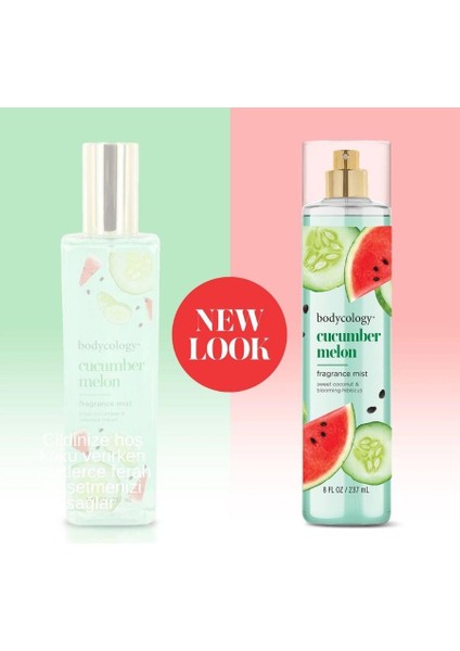Cucumber Melon Fragrance Misk Kadın Vücut Spreyi