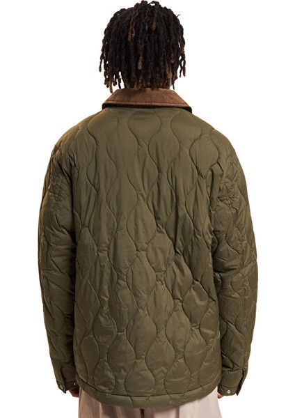 Jack Jones Jprblucalep Quilted Erkek Günlük Mont 12262454-OLIVE-NIGHT Haki fiyatları