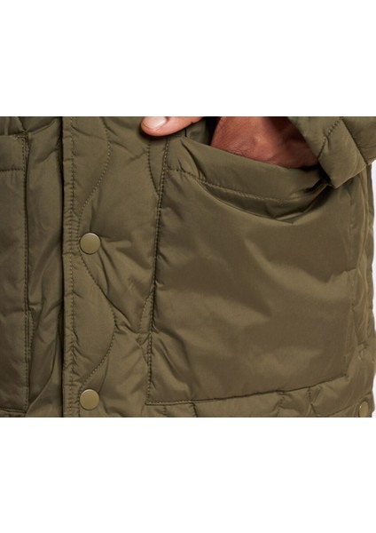 Jack Jones Jprblucalep Quilted Erkek Günlük Mont 12262454-OLIVE-NIGHT Haki indirimleri