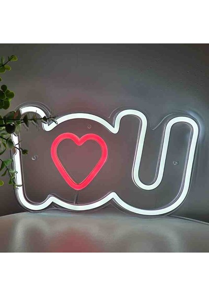 Neon Led Işıklı I Love You