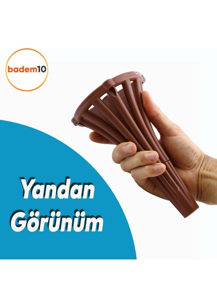 İstanbul 16 cm Kahverengi Mobilya Konsol Kanepe Koltuk Tv Ünitesi Baza Ayağı Orta Sehpası Ayakları fırsatları