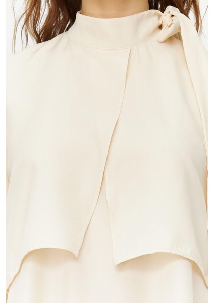 Moda Regular Günlük Terryviskon Dokuma Boyundan Bağlamalı Uzun Kol A-Line Maxi Boy Tesettür Elbise indirimleri