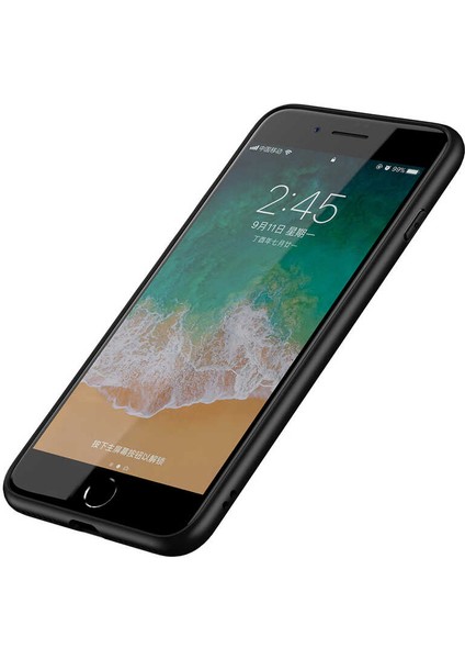 Apple iPhone 7 Plus Kılıf Zore Hom Silikon-Lacivert