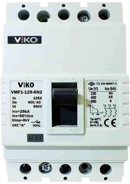 Vmf1-80 80A Termik Kompakt Şalter 25KA