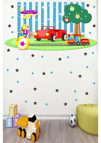 Çocuk odası Sticker Seti Kreş Ana Okulu Sticker