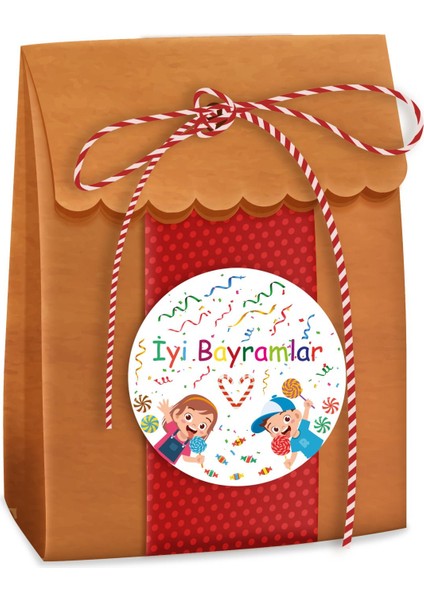 Iyi Bayramalar Sticker Seti 30 Adet( 5 Cm X 5 Cm)