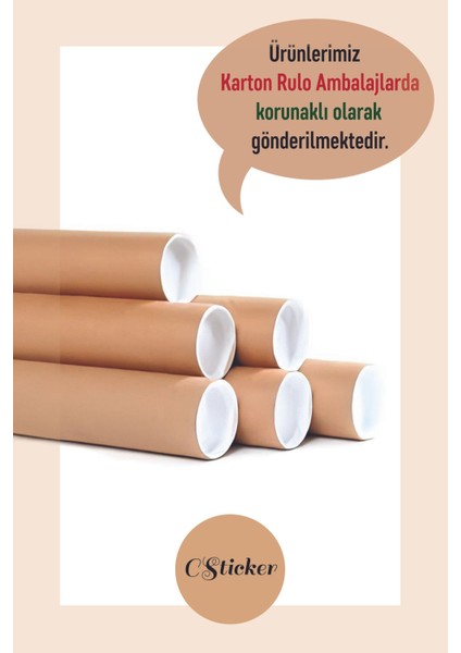 Farklı Şekillerde Taş Desenleri Çocuk Odası Duvar Sticker Seti Duvar Çıkartması