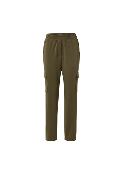 Kargo Cepli Jogger Pantolon, Haki