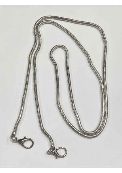 Çanta Zinciri Uçları Klipsli 120 cm Solucan Model