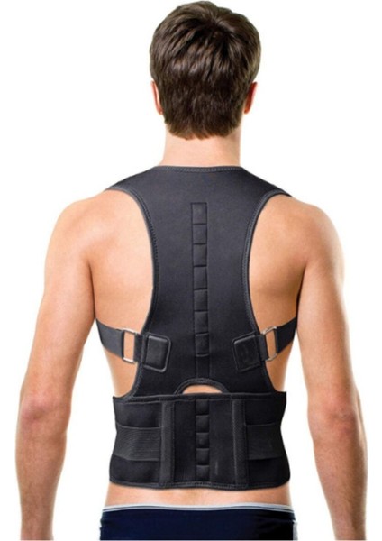 Ankaflex Kamburlug Önleyici Sırt Ağrısı Ortopedik Manyetik Dik Duruş Aparatlı Medikal Korse