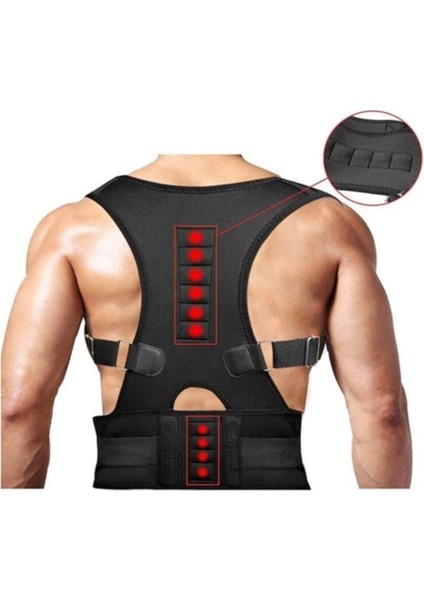 Ankaflex Kamburlug Önleyici Sırt Ağrısı Ortopedik Manyetik Dik Duruş Aparatlı Medikal Korse fırsatları