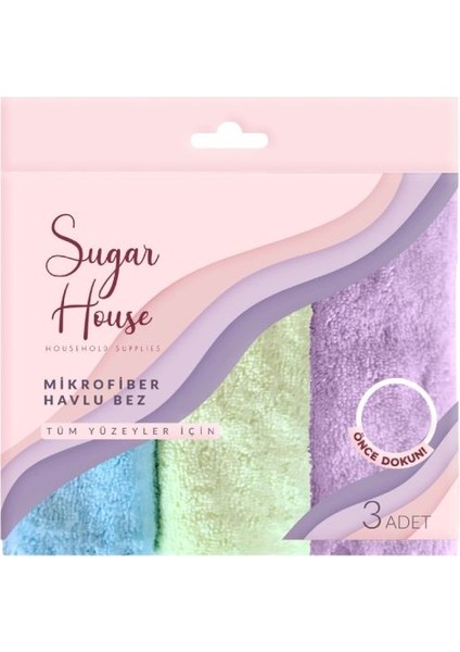 Mikrofiber Havlu Bez 3lü