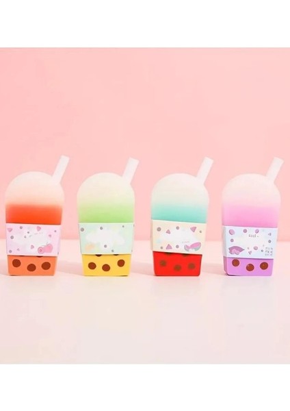 Bubble Tea Renkli Silgi - 4 Adet fiyatları