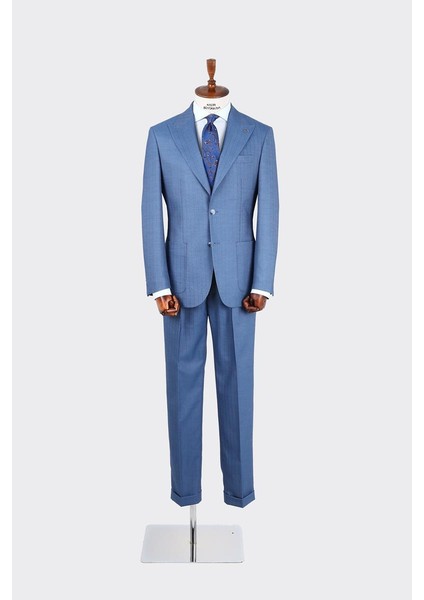 Kırlangıç Yaka Pileli Erkek Takım ELBISE-KAX1303S fırsatları