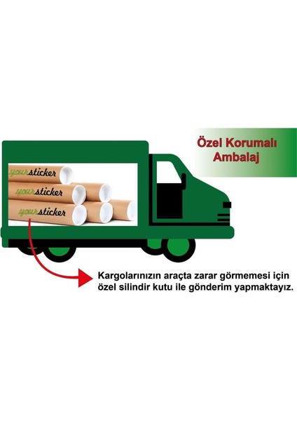 Pamuk Prenses ve Yedi Cüceler Boy Ölçer Sticker Seti