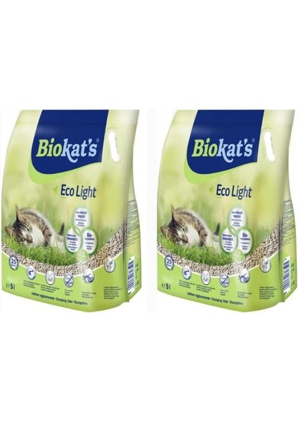 Biokats Eco Light Pelet Kedi Kumu 2x5 Lt