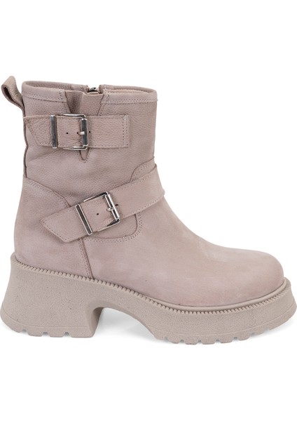 Keila Bej Kadın Fermuarlı Deri Bot fiyatları