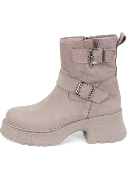 Keila Bej Kadın Fermuarlı Deri Bot fırsatları