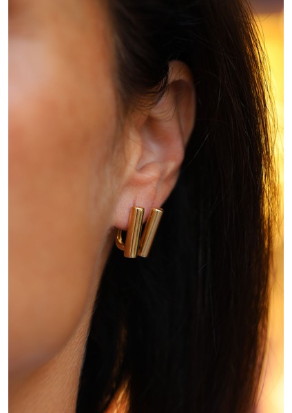 14 Ayar Altın Rulo Küpe indirimleri