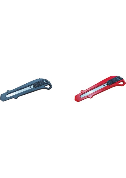 Enaks Proft Metal Maket Bıçağı Kırmızı Metal Gövdeli Kırılmaz Maket Bıçağı Orion Maket Bıçağı