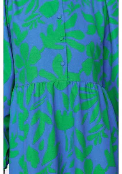 Moda Regular Casual Günlük Terrycotton Dokuma Bisiklet Yaka Uzun Kol A-Line Maxi Boy Tesettür Elbise indirimleri